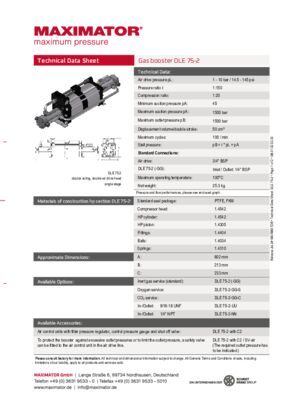 DB 01.02.02.33 Booster DLE 75-2