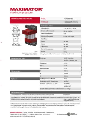 DB 01.01.05.03 Pumpen M22-D