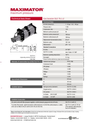 DB 01.02.02.32 Booster DLE 75-1-2