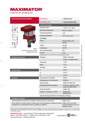 DB 01.01.02.05 Pumpen M189