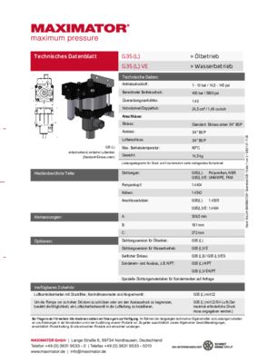 DB 01.01.11.08 Pumpen G35