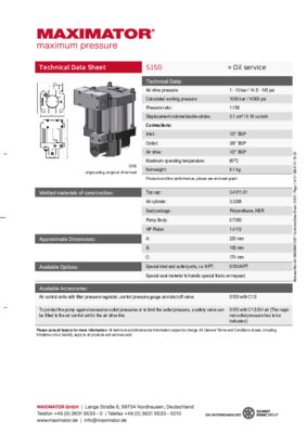 DB 01.01.16.03 Pump S150