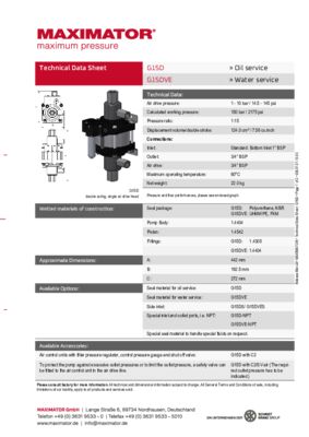 DB 01.01.13.03 Pump G15D