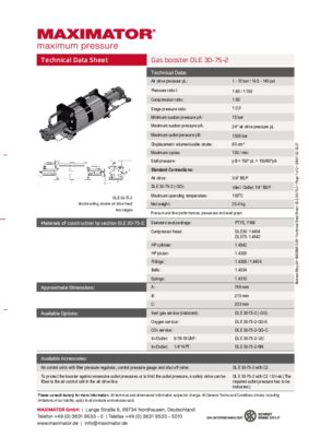 DB 01.02.02.21 Booster DLE 30-75-2