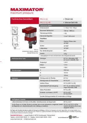 DB 01.01.02.03 Pumpen M111