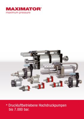 MAXIMATOR Pumpen Druckluftbetrieben