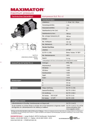 DB 01.02.02.32 Kompressor DLE 75-1-2