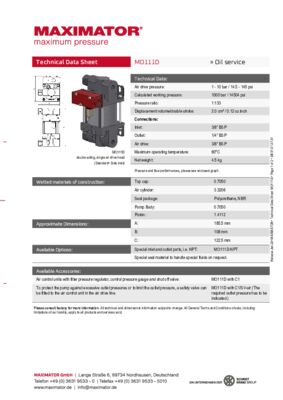 DB 01.01.07.01 Pump MO111D