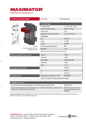 DB 01.01.07.05 Pump MO72D