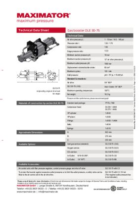 DB 01.02.02.20 Booster DLE 30-75