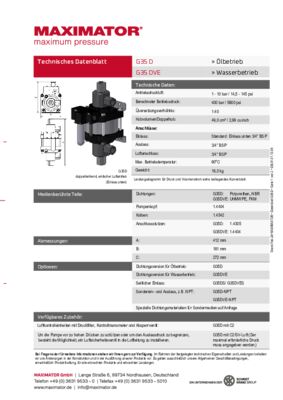 DB 01.01.13.06 Pumpen G35D