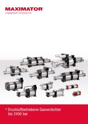 MAXIMATOR Kompressoren - 50 bar, 500 bar, 1500 bar