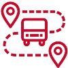 Gute Anbindung an Bus & Bahn