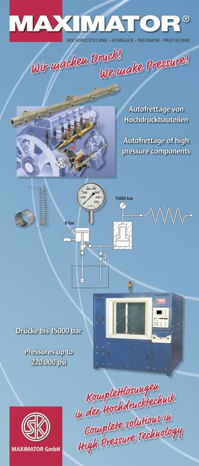 Autofrettage von Hochdruckbauteilen