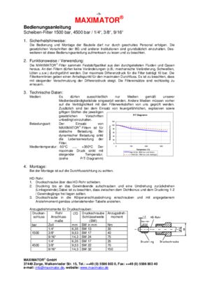HWA-VFT-D-Scheiben-Filter