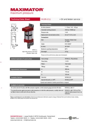 DB 01.01.03.02 Pump M189-2