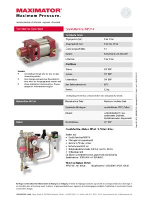 DB 01.02.01.06 Drucklufterhoeher MPLV 4