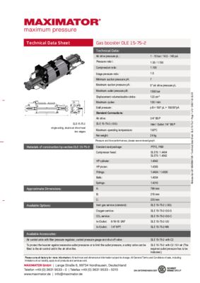 DB 01.02.02.09 Booster DLE 15-75-2