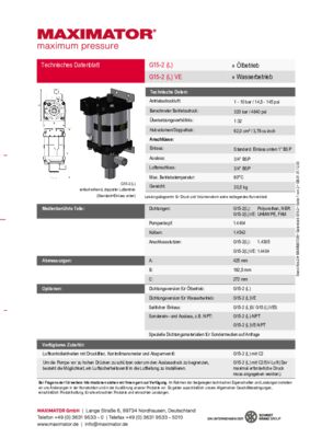 DB 01.01.12.03 Pumpen G15-2