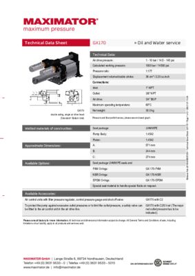 DB 01.01.10.04 Pump GX170