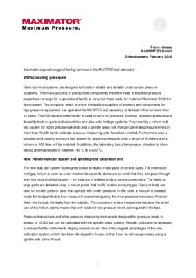 Maximator expands range of testing services.pdf