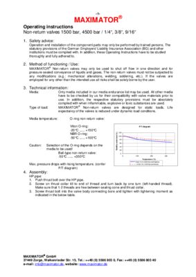 Non-return valves