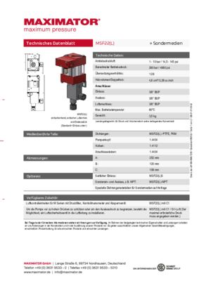 DB 01.01.09.02 Pumpen MSF22