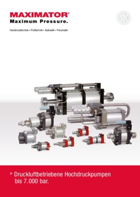 MAXIMATOR Pumpen Druckluftbetrieben