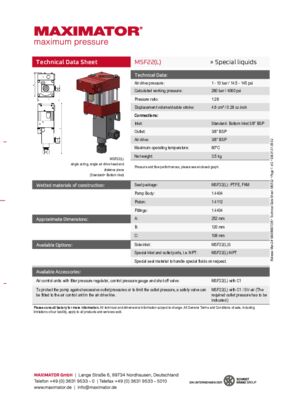 DB 01.01.09.02 Pump MSF22