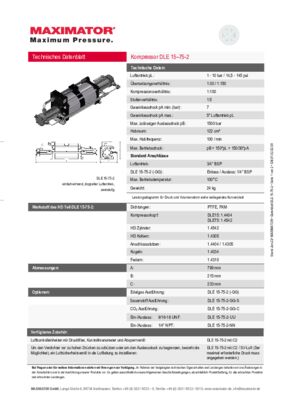 DB 01.02.02.09 Kompressor DLE 15-75-2