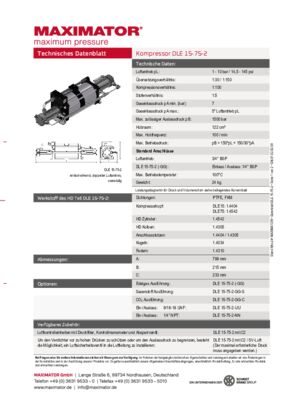 DB 01.02.02.09 Kompressor DLE 15-75-2