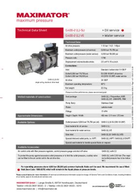 DB 01.01.12.09 Pump G400-2